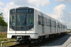 Metrozug für Oslo, produziert in Wien